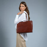 The Bridge borsa shopper in pelle