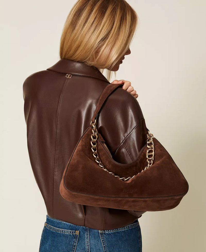 TWINSET BORSA IN suede