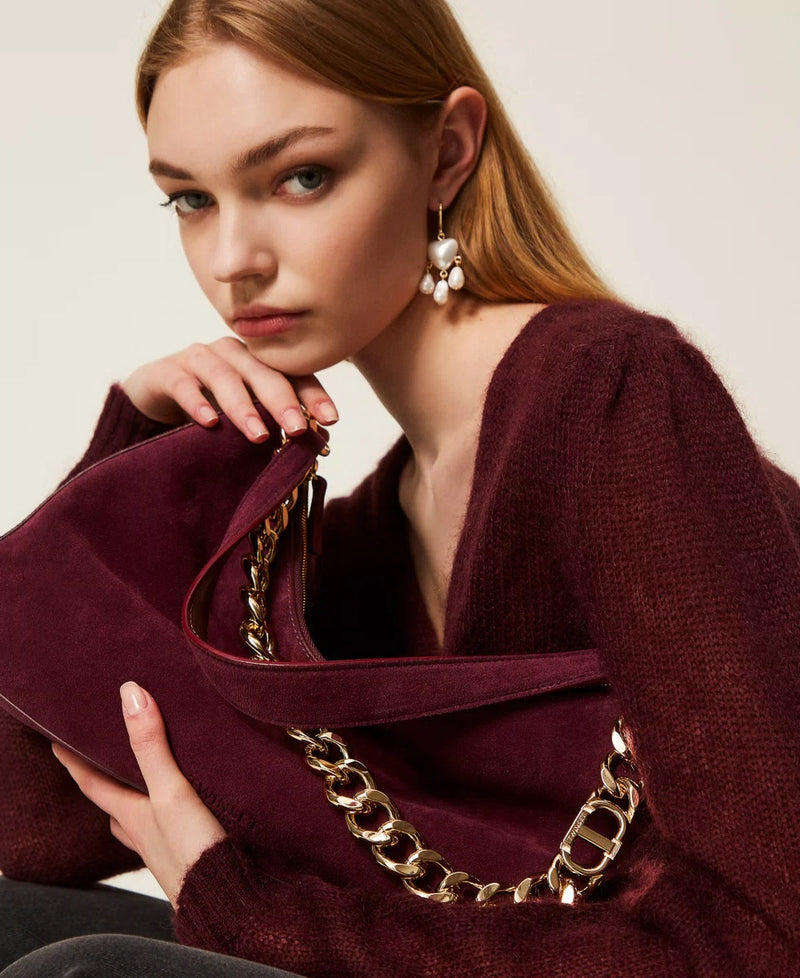 TWINSET BORSA IN suede