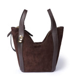 Roberta Gandolfi borsa in camoscio con tracolla