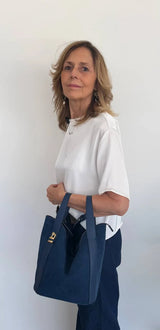 Roberta Gandolfi borsa in pelle con tracolla