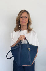 Roberta Gandolfi borsa in pelle con tracolla