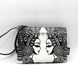 Gabs Borsa beyonce tg.m ANNIVERSARY PRINT PELLE+BULL BLACK 82 PROFILI B/N