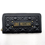 LOVE MOSCHINO Portafoglio trapuntato con bordo