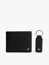 TOMMY HILFIGER Set regalo portafogli e portachiavi in pelle