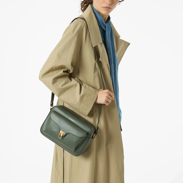 Coccinelle borsa in pelle con tracolla