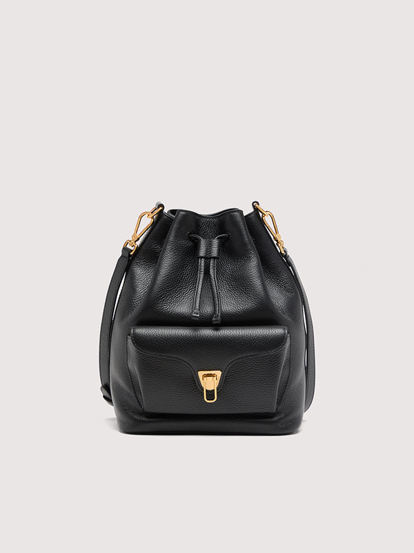 Coccinelle borsa secchiello in pelle