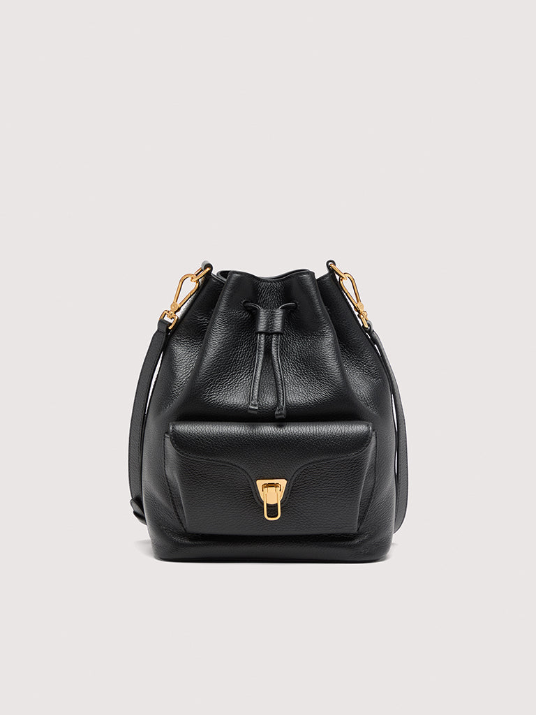 Coccinelle borsa secchiello in pelle