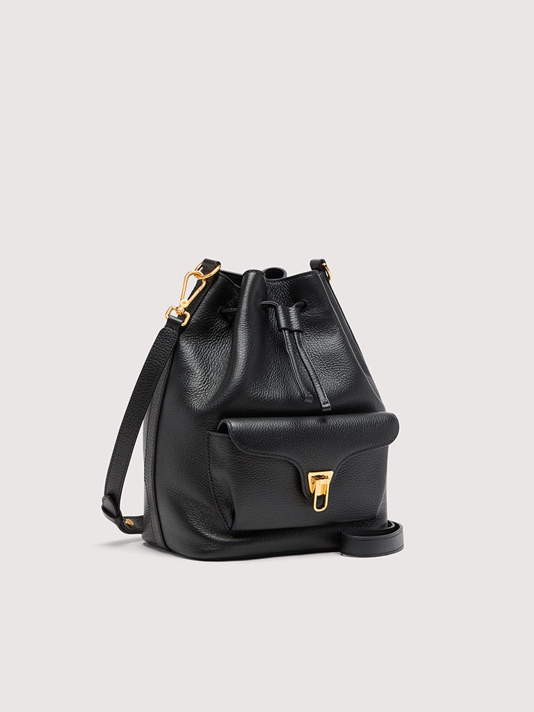 Coccinelle borsa secchiello in pelle