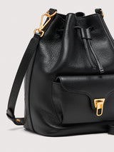 Coccinelle borsa secchiello in pelle