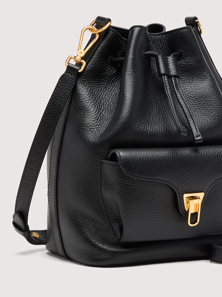 Coccinelle borsa secchiello in pelle