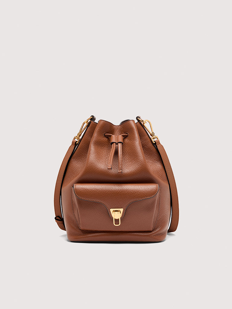 Coccinelle borsa secchiello in pelle