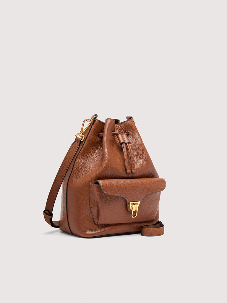 Coccinelle borsa secchiello in pelle