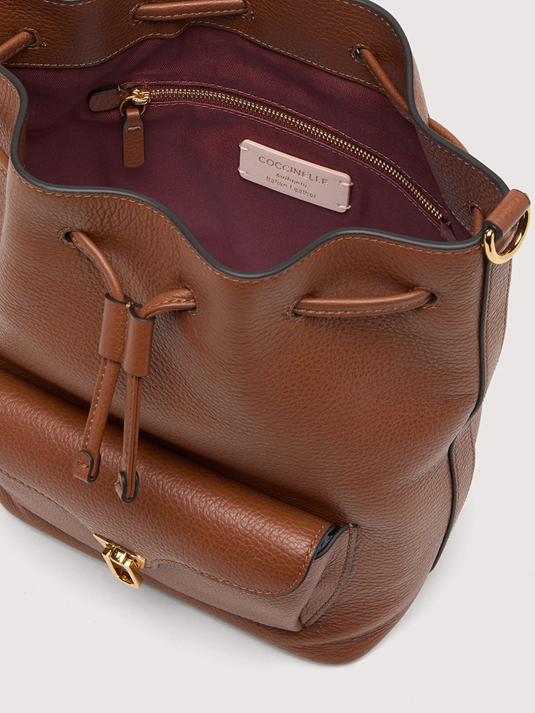 Coccinelle borsa secchiello in pelle