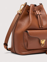 Coccinelle borsa secchiello in pelle