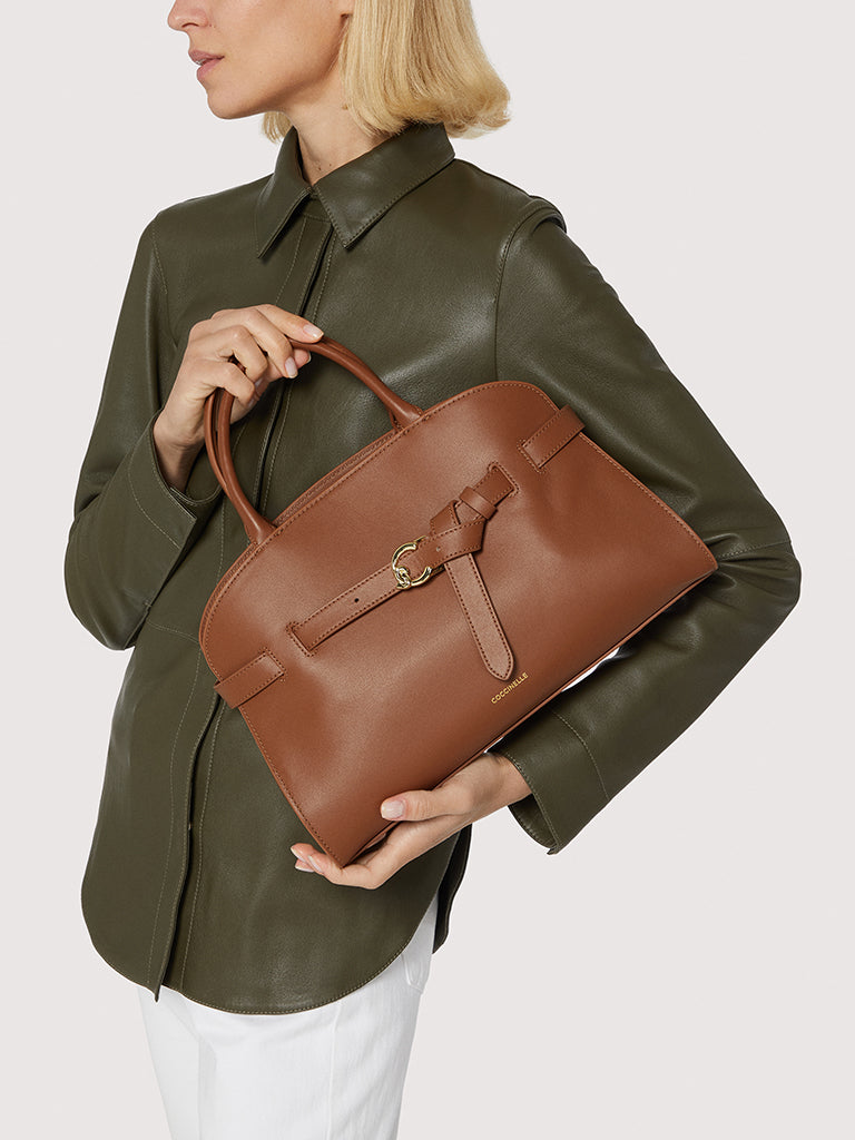 Coccinelle borsa in pelle con tracolla