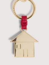 Coccinelle portachiavi metallo casa