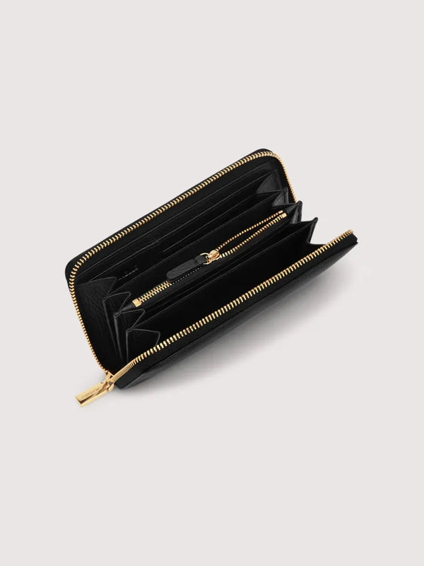 Coccinelle portafoglio pelle chiuso a zip