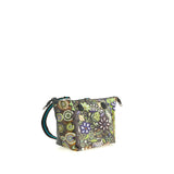 Gabs Borsa G3 plus tg.m trip pelle+bull black 594 RICAMO FIORE VERDE
