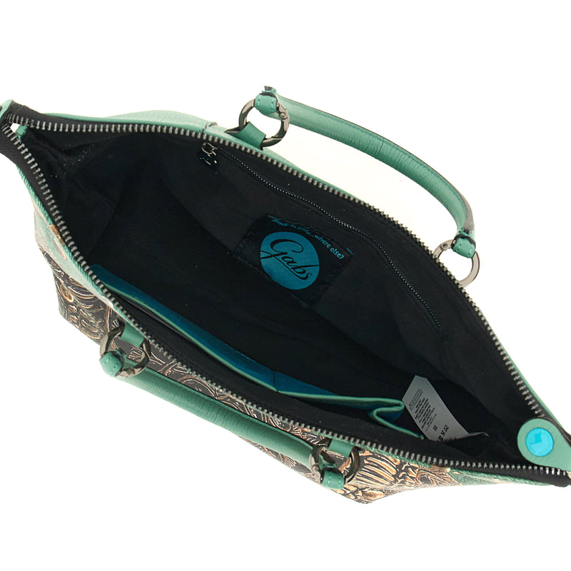 Gabs Borsa G3 plus tg.m trip pelle+bull black 598 rosone