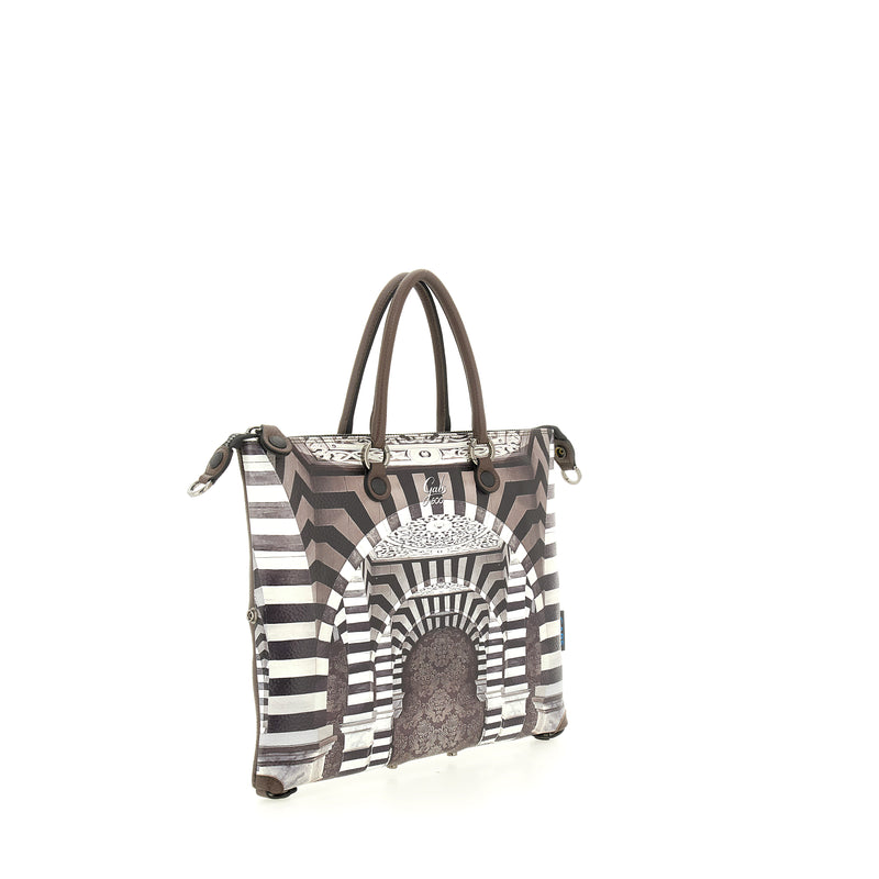 Gabs Borsa G3 plus tg.m trip pelle+bull black 600 portone b/n