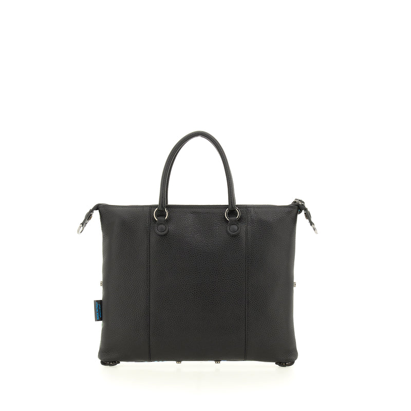 Gabs Borsa G3 plus tg.m trip pelle+bull black 603 ricami
