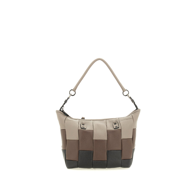 GABS borsa pelle G3 PLUS tg.m tricolor degradè bull black