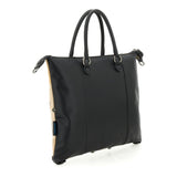 Gabs Borsa G3 plus tg.m pet lovers print pelle+vitello plano nero black worldwide CATS beige