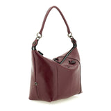 GABS borsa pelle G3 PLUS tg.m martellato lucido black