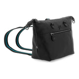 GABS borsa pelle G3 PLUS medium zip bull black