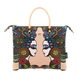 Gabs Borsa G3 plus tg.m anniversary print pelle+bull black 625 profili multicolor