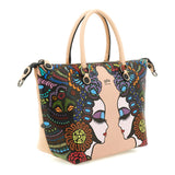 Gabs Borsa G3 plus tg.m anniversary print pelle+bull black 625 profili multicolor