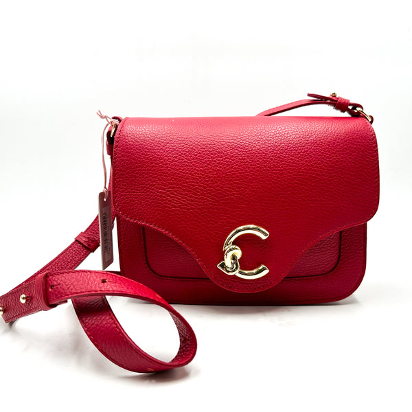 Coccinelle borsa in pelle con tracolla