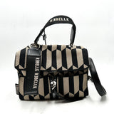 REBELLE BORSA tessuto e PELLE CON TRACOLLA