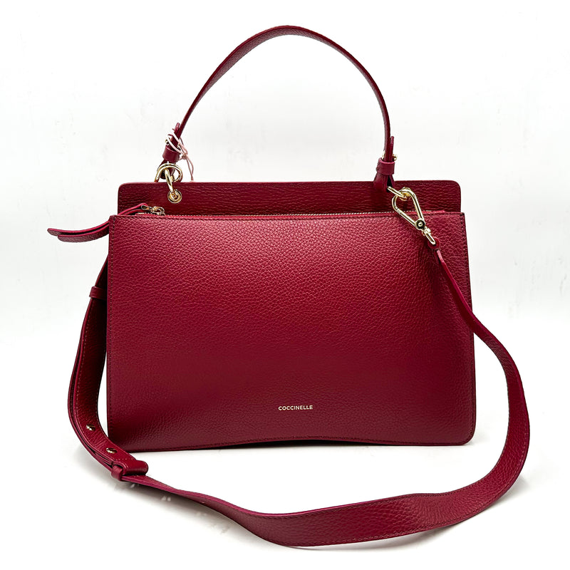 Coccinelle borsa in pelle con tracolla