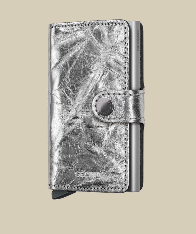 Secrid Miniwallet STYLE CRUNCH SILVER