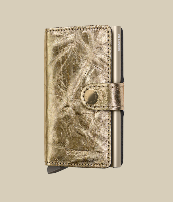 Secrid Miniwallet STYLE CRUNCH gold