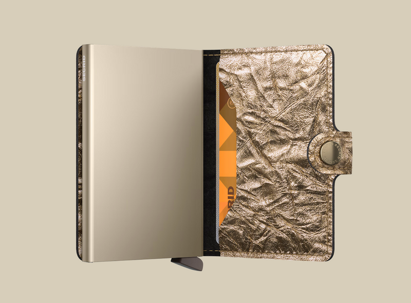 Secrid Miniwallet STYLE CRUNCH gold