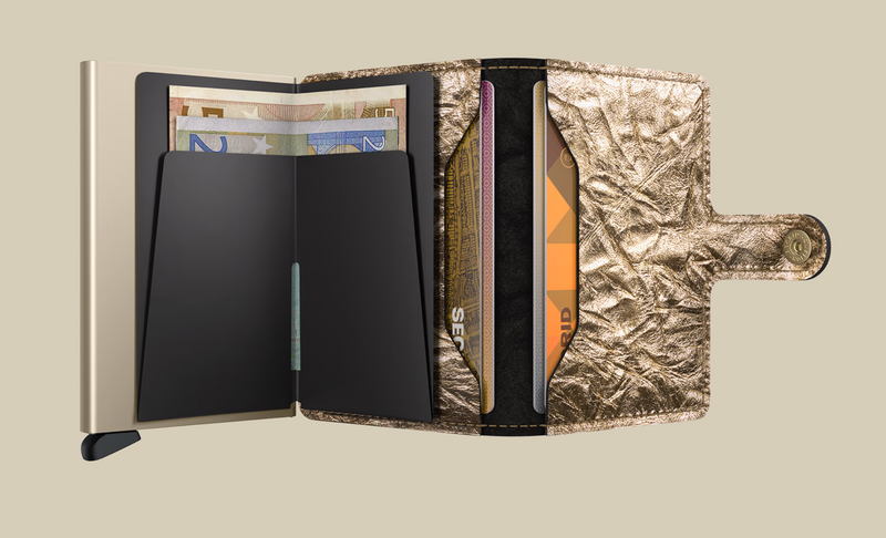 Secrid Miniwallet STYLE CRUNCH gold