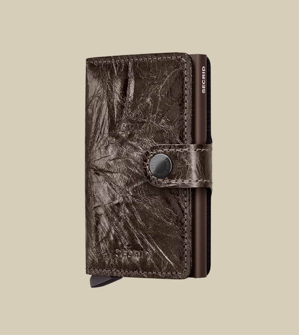 Secrid Miniwallet STYLE CRUNCH BRONZE