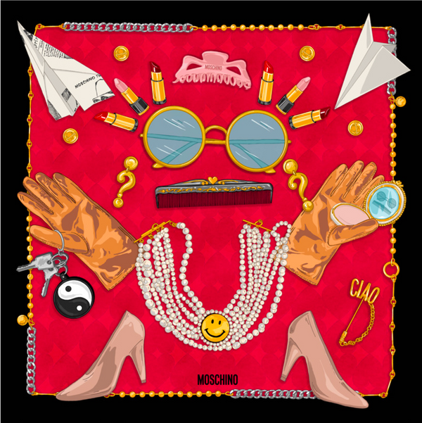 Moschino foulard seta