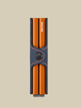 SECRID MINIWALLET DOPPIO twinwallet matte night blue-orange