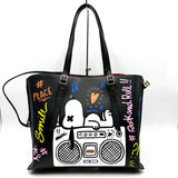 NOTD!STURB BORSA PELLE DIPINTA A MANO CON TRACOLLA