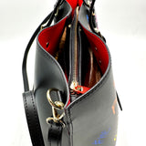 NOTD!STURB BORSA PELLE DIPINTA A MANO CON TRACOLLA