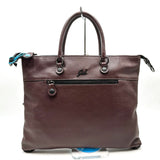 GABS borsa pelle G3 PLUS medium zip bull black