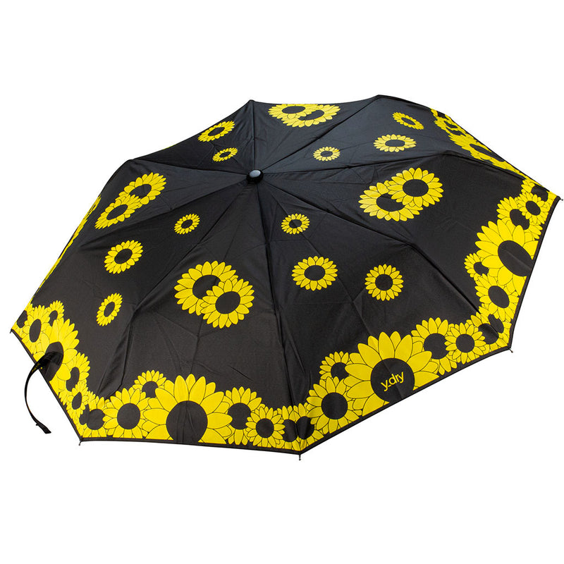 y-dry ombrello corto automatico girasoli