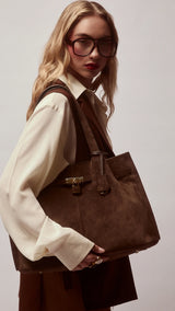 Roberta Gandolfi borsa in camoscio