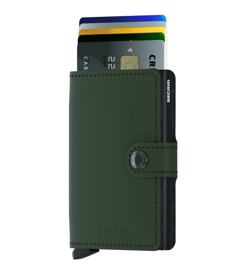 Secrid Miniwallet Matte Green-Black