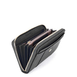 Piquadro Portafoglio in pelle con 4 soffietti e con zip